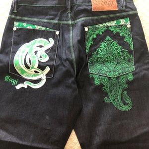 A Must Buy - COOGI Mens Embroidered Jeans  40x34